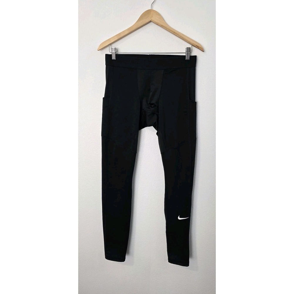 Nike Pro Dri‑FIT Men's Training Tight Size Large Black With Pockets